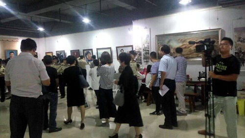 乔领、宁雪君作品展在青州隆重开幕